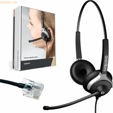 4064693000101 - Headset 2-Ohr kompatibel für Unify Siemens Telefone inklusive