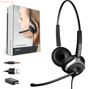 4064693000149 - Headset 2-Ohr mit USB Anschluss geeignet für PC MAC