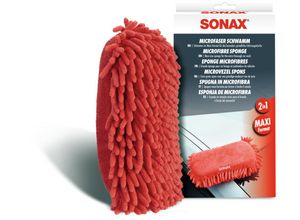 4064700428102 - Microfaser Schwamm - Anzahl 1x - rot - Sonax