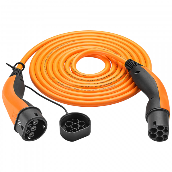 4064727469911 - LAPP Ladekabel Helix 5555935014 Typ2 74kW 5m orange 4064727469911 Lapp Mobility GmbH