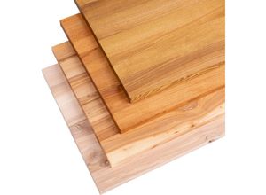 4064755151871 - Holzplatte für Couchtisch Beistelltisch Tischplatte Massivholz Gerade Kante 60x60 cm Esche Roh LHG-01-A-001-60 - Lamo Manufaktur