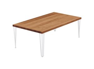 4064755156876 - Esstisch Küchentisch Schreibtisch Couchtisch aus Massivholz 120x80x47cm (AxBxH) Creative Dunkel Weiss LGW-01-A-004-9016Cr - Lamo Manufaktur 4064755156876 - Esstisch Küchentisch Schreibtisch Couchtisch aus Massivholz 120x80x47cm (AxBxH) Creative Dunkel Weiss LGW-01-A-004-9016Cr - Lamo Manufaktur