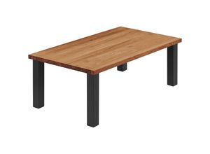 4064755157002 - Esstisch Küchentisch Schreibtisch Couchtisch aus Massivholz 120x80x47cm (AxBxH) Classic Dunkel   Schwarz LGW-01-A-004-9005Cl - Lamo Manufaktur