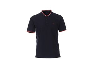 4064813372071 - CASA MODA Poloshirt Polo Kurzarmshirt mit College-Kragen und Kontraststreifen