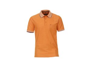 4064813372491 - CASA MODA Poloshirt Polo Kurzarmshirt mit Brusttasche und Kontraststreifen