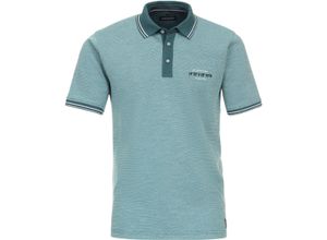 4064813865962 - CASAMODA Poloshirt Kontraststreifen für Herren türkis XL