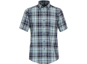 4064813883102 - CASAMODA Freizeithemd Kurzarm Button-Down-Kragen für Herren blau XL