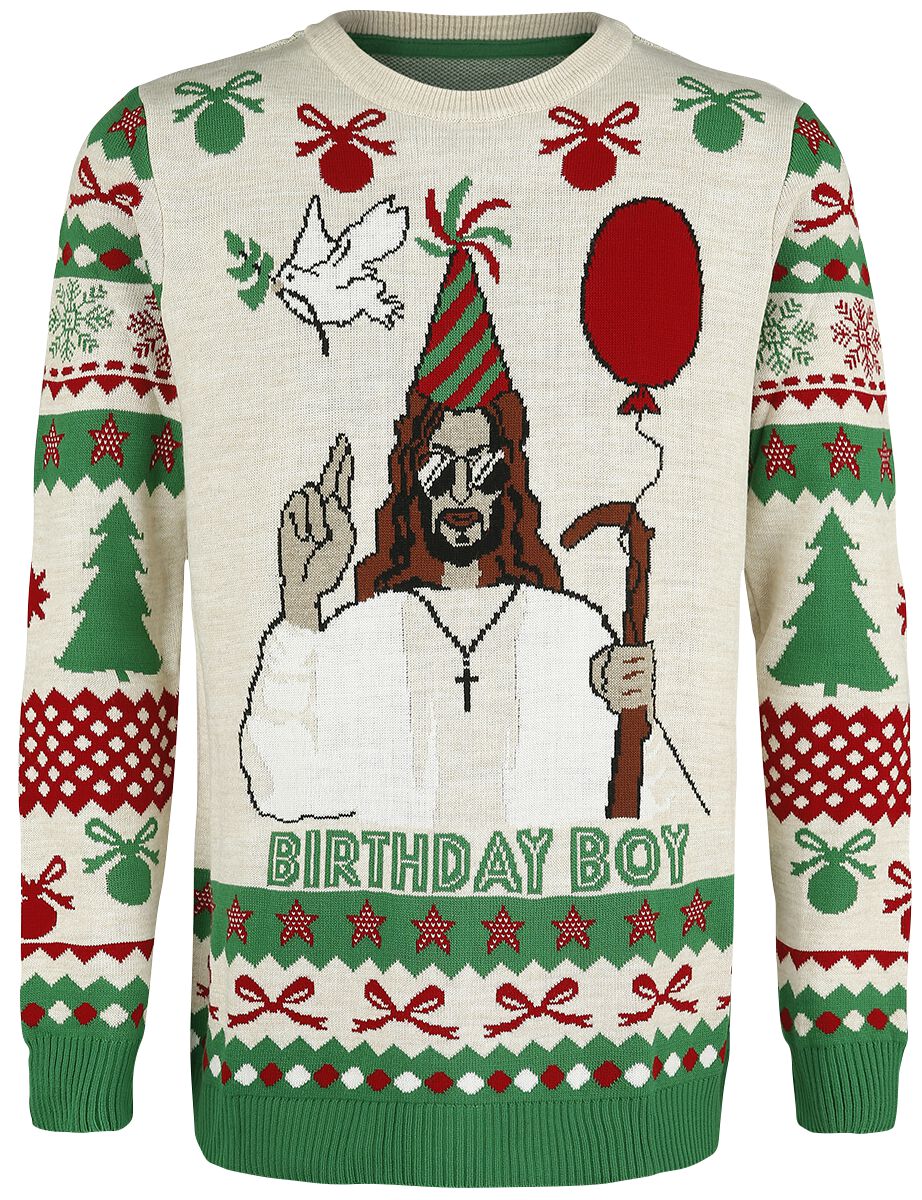 4064854008519 - Birthday Boy Weihnachtspullover multicolor in S