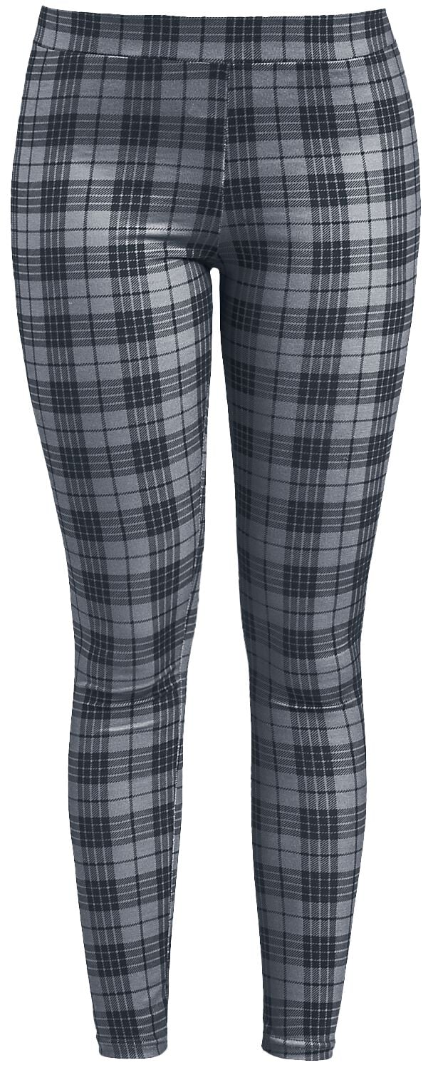 4064854044104 - Checkered Leggings Leggings schwarz grau in S