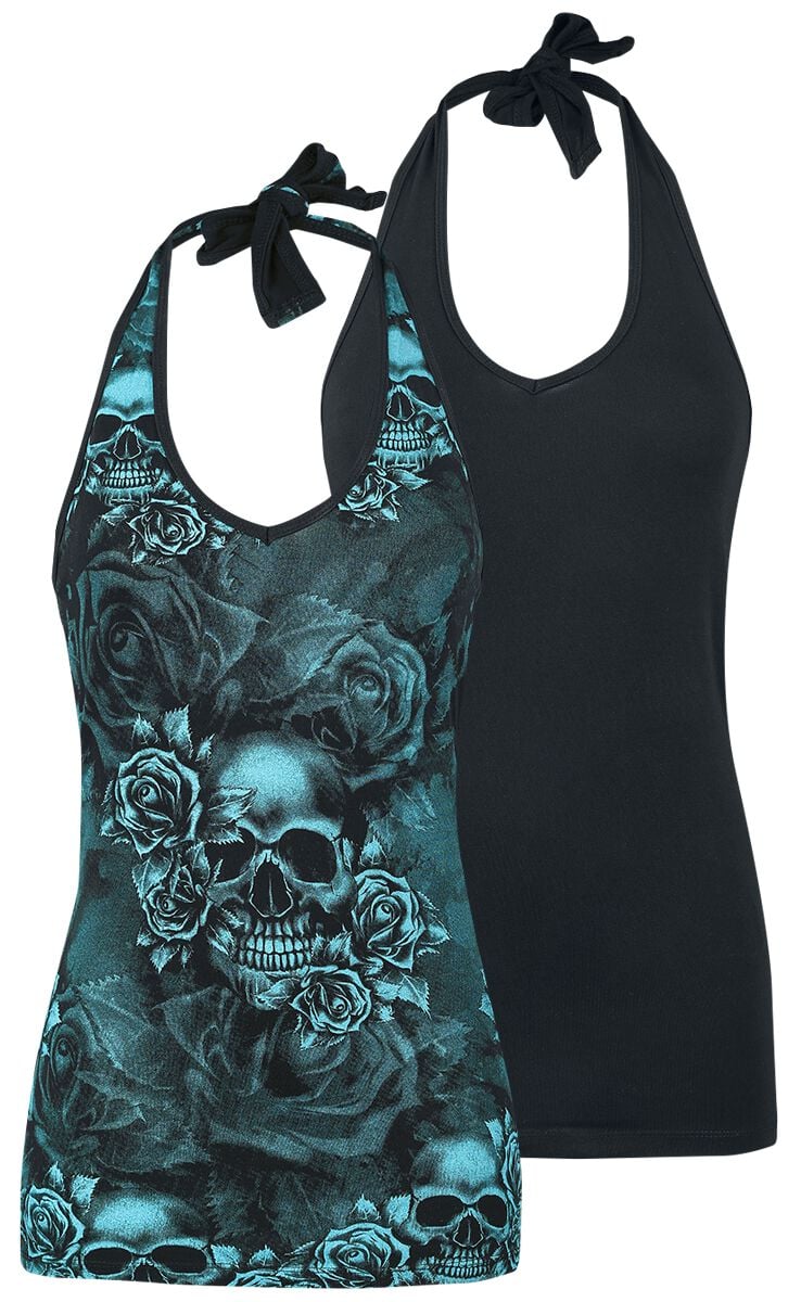 4064854056022 - Doppelpack Neckholder-Tops Neckholder schwarz in XXL