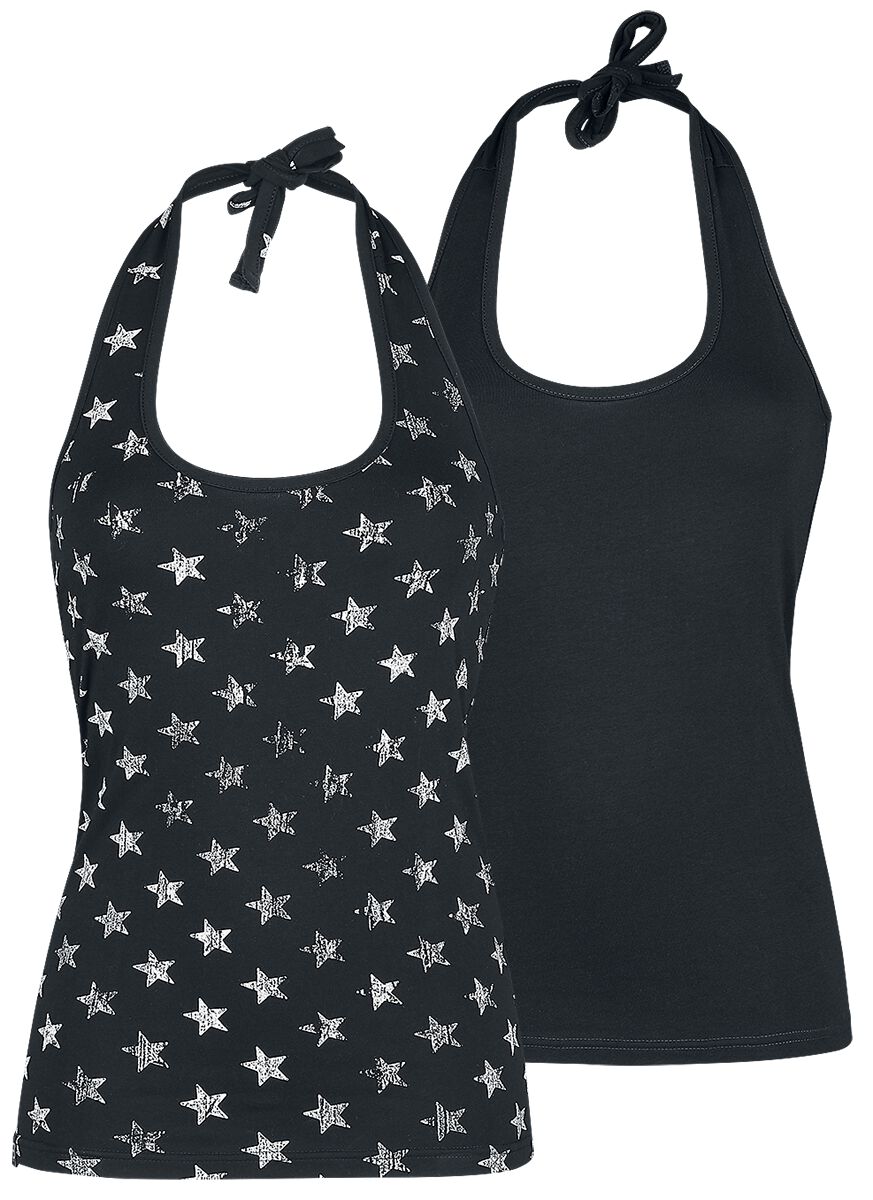 4064854056947 - Doppelpack Neckholder-Tops Neckholder schwarz in 4XL