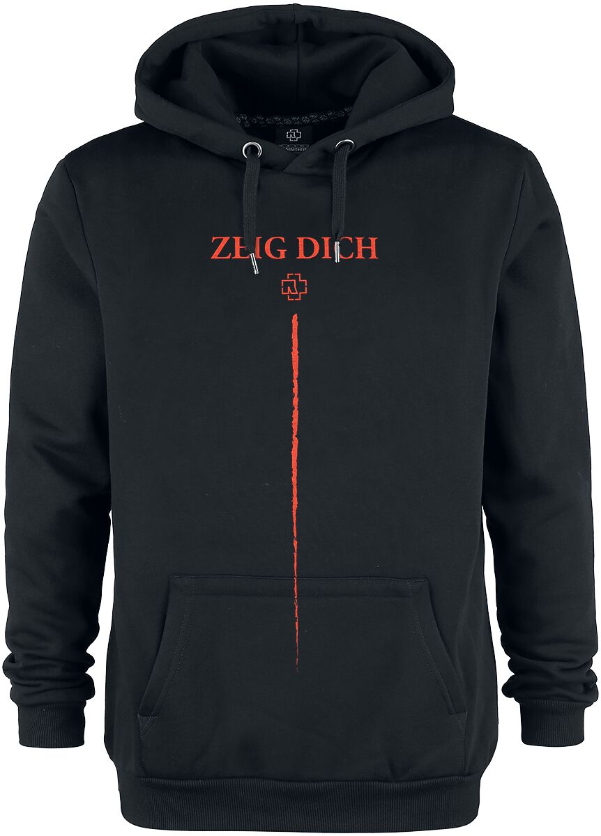 4064854072206 - Zeig Dich Logo Kapuzenpullover schwarz in L