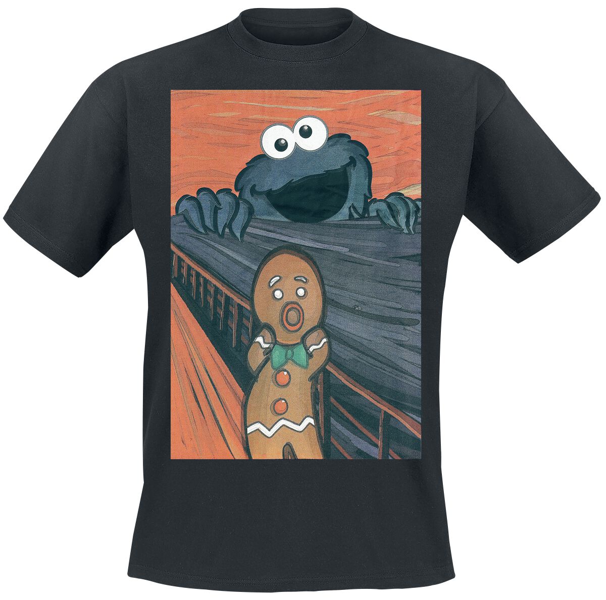 4064854075160 - The Cookie Monster - Scream T-Shirt schwarz in S