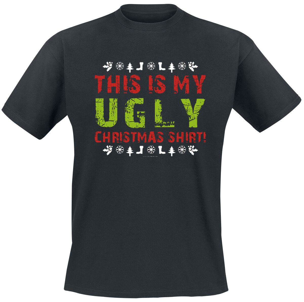 4064854091467 - This Is My Ugly Christmas Shirt! T-Shirt schwarz in S
