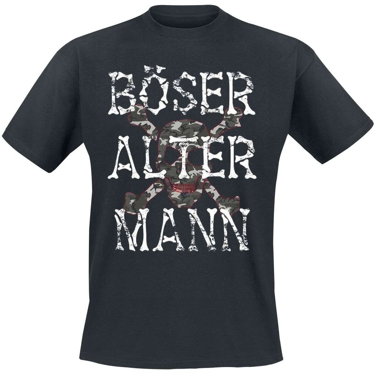 4064854118409 - Böser alter Mann T-Shirt schwarz in M