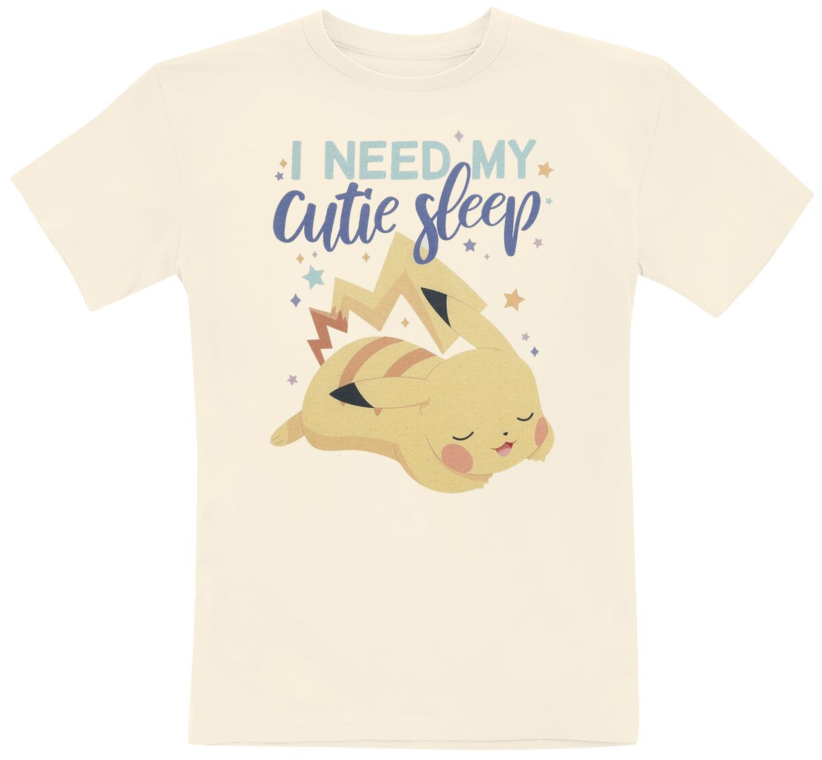 4064854172562 - Kids - Pikachu - I Need My Cutie Sleep T-Shirt beige in 104