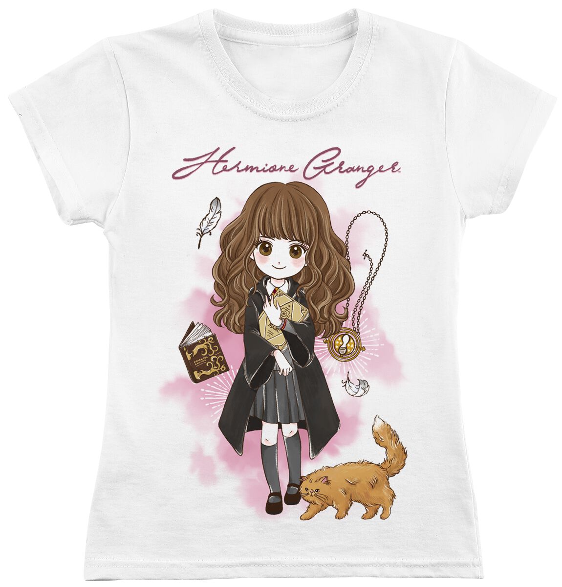 4064854212015 - Kids - Hermine Granger T-Shirt weiß in 128