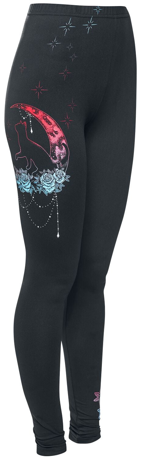 4064854248311 - Leggings mit dekorativem Print Leggings schwarz in L