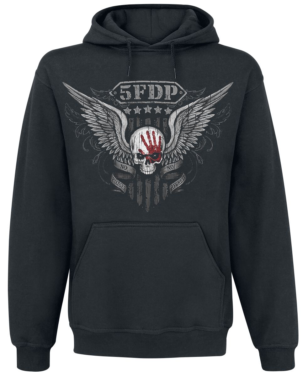 4064854262843 - No Regrets Kapuzenpullover schwarz in XXL 4064854262843 - No Regrets Kapuzenpullover schwarz in XXL