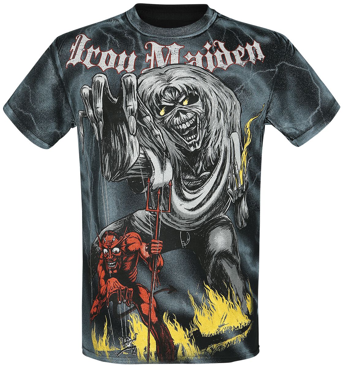 4064854298552 - Sketched Number Of The Beast Allover T-Shirt allover in L 4064854298552 - Sketched Number Of The Beast Allover T-Shirt allover in L