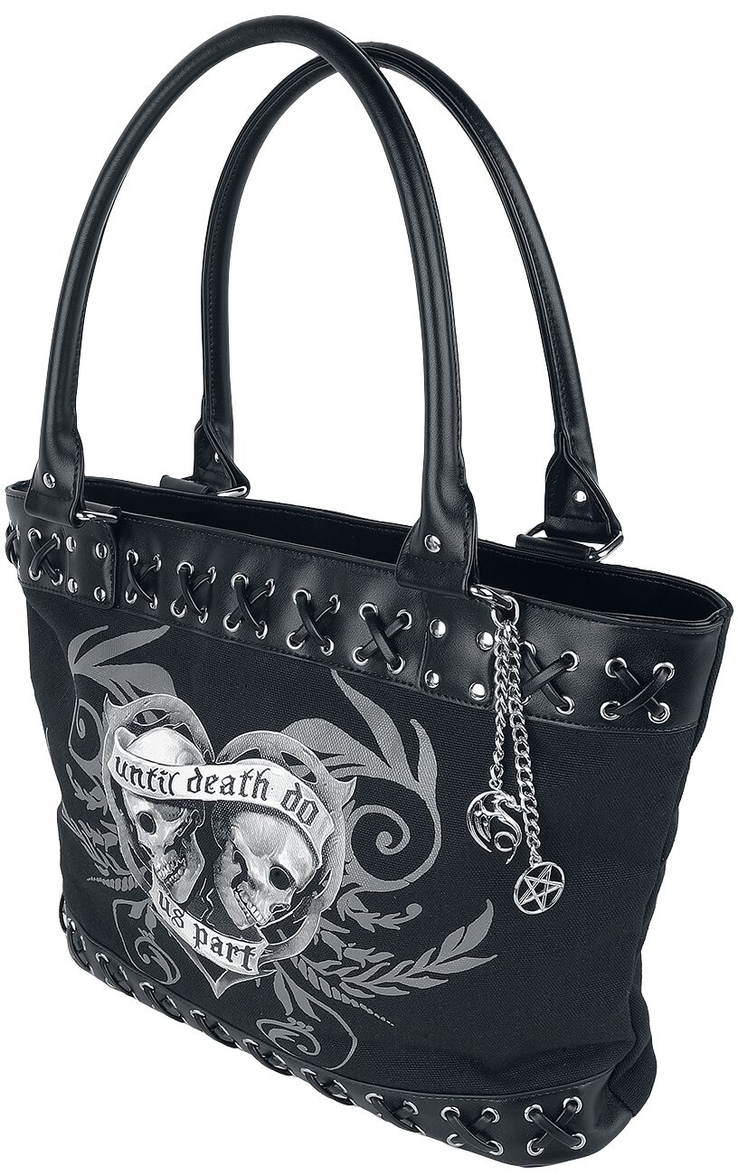 4064854306936 - Gothicana x Anne Stokes Until Death Handtasche schwarz 4064854306936 - Gothicana x Anne Stokes Until Death Handtasche schwarz