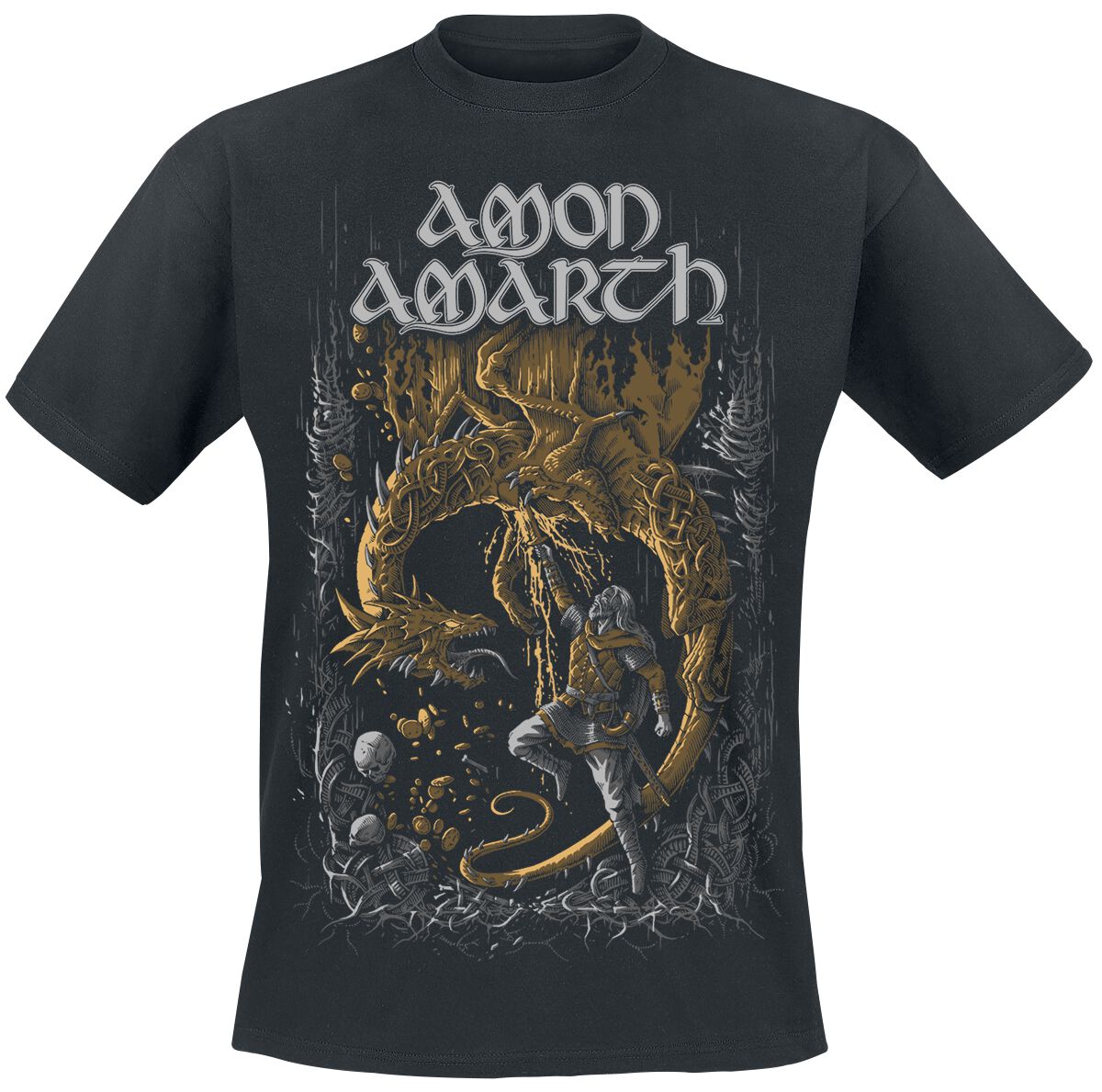 4064854317109 - Fafners Gold T-Shirt schwarz in M 4064854317109 - Fafners Gold T-Shirt schwarz in M