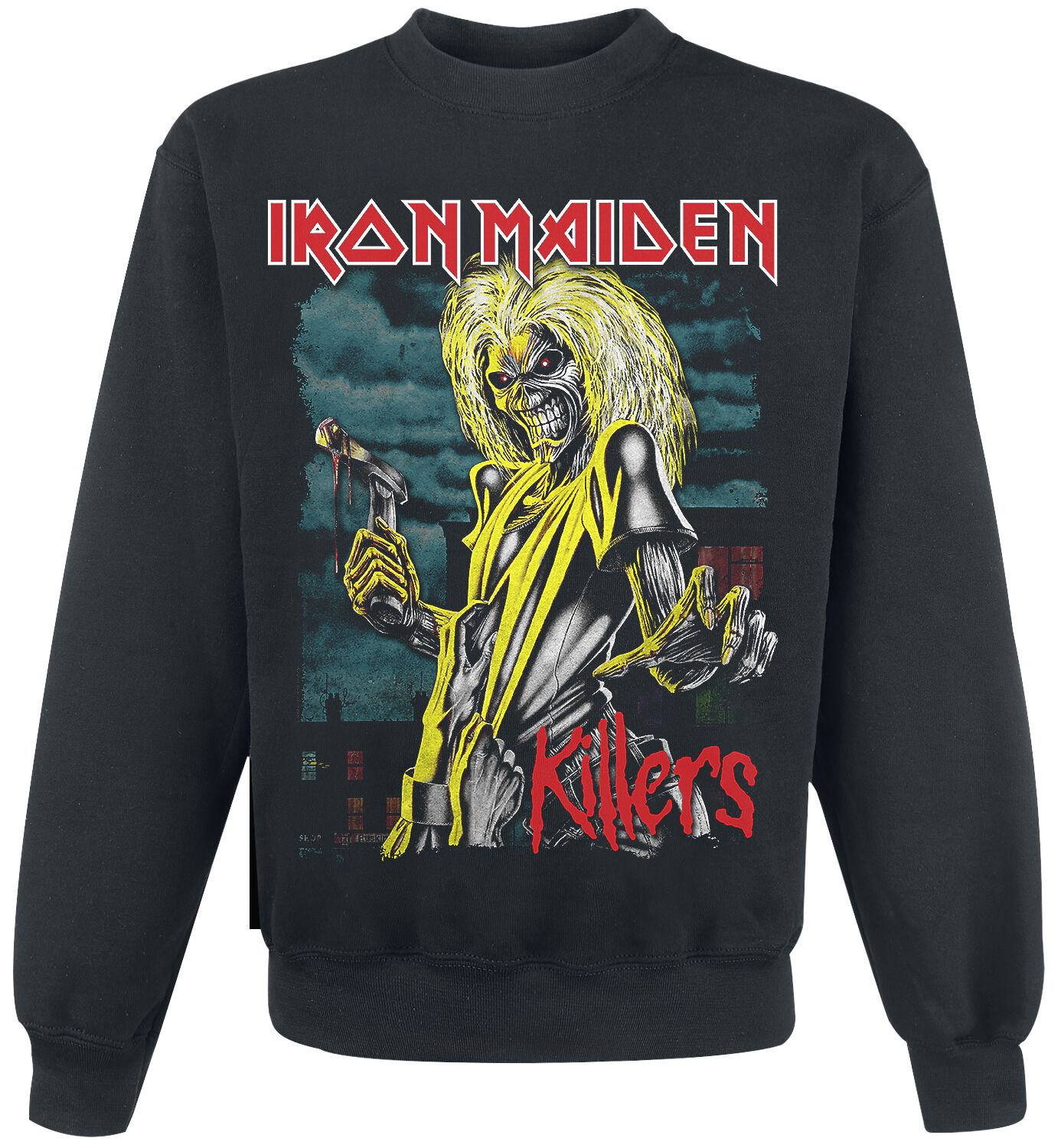 4064854363878 - Killers Green Clouds Sweatshirt schwarz in M 4064854363878 - Killers Green Clouds Sweatshirt schwarz in M