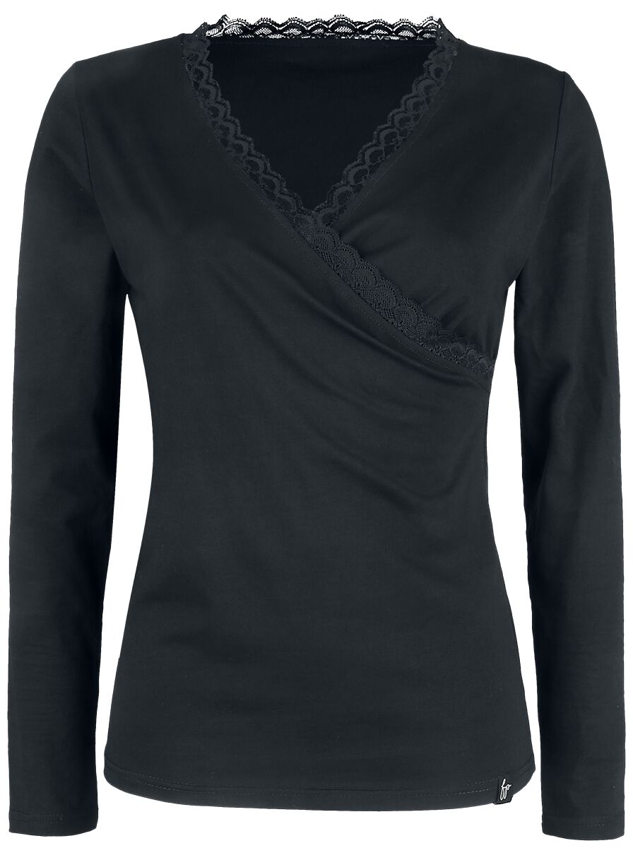 4064854365773 - Breanna Langarmshirt schwarz in XXL