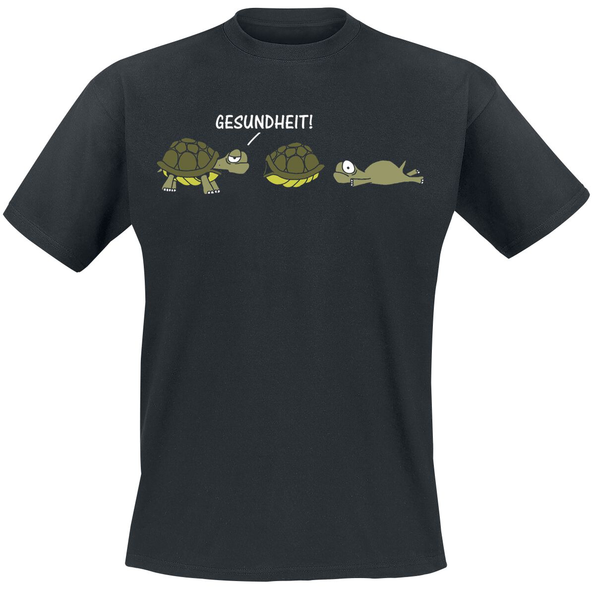 4064854387324 - Gesundheit! T-Shirt schwarz in XXL