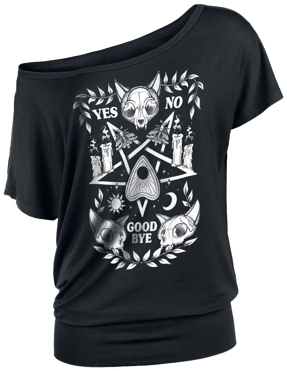 4064854396296 - T-Shirt mit Pentagramm T-Shirt schwarz in XXL 4064854396296 - T-Shirt mit Pentagramm T-Shirt schwarz in XXL