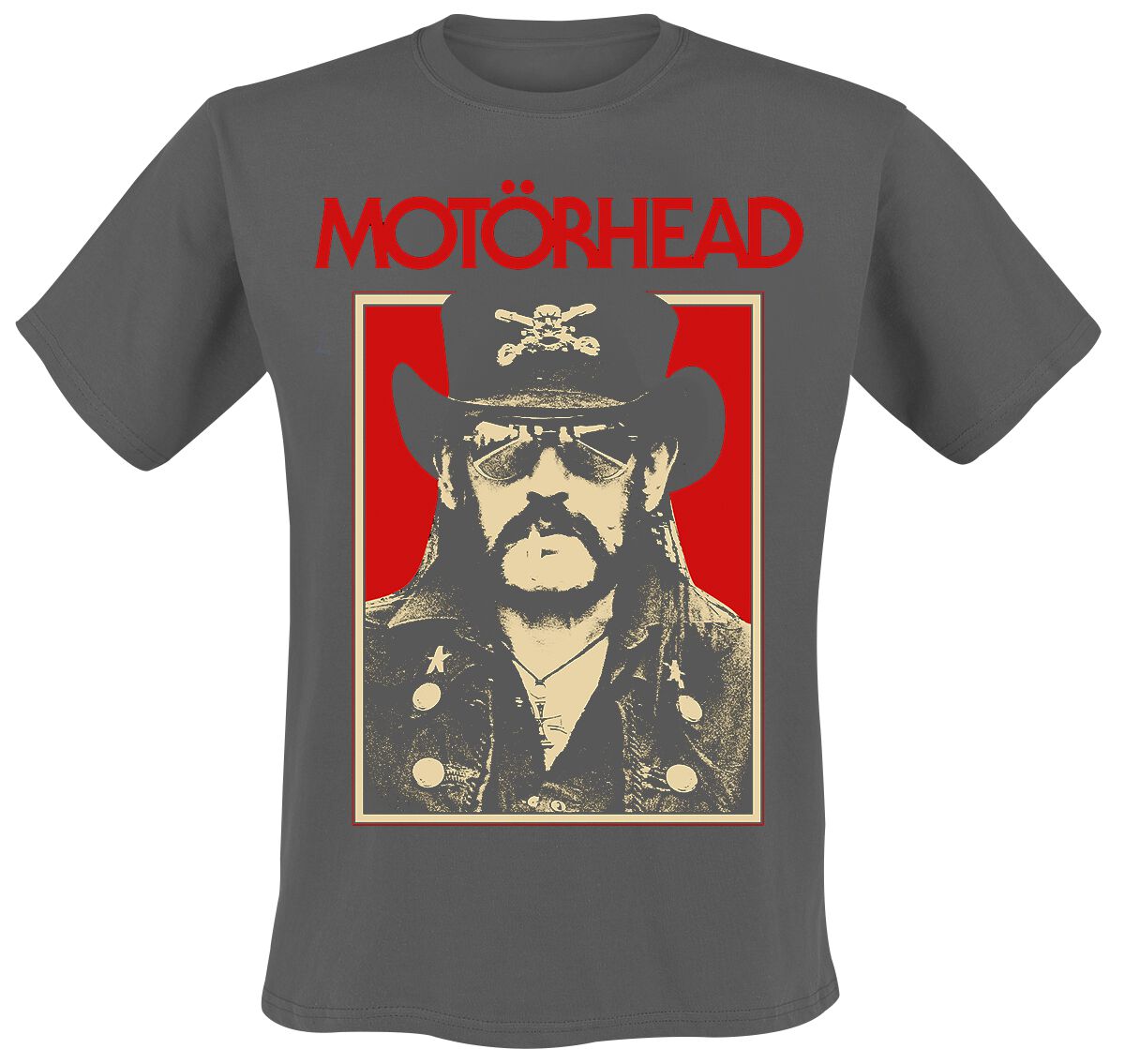 4064854493889 - Lemmy RJ Photo T-Shirt charcoal in S