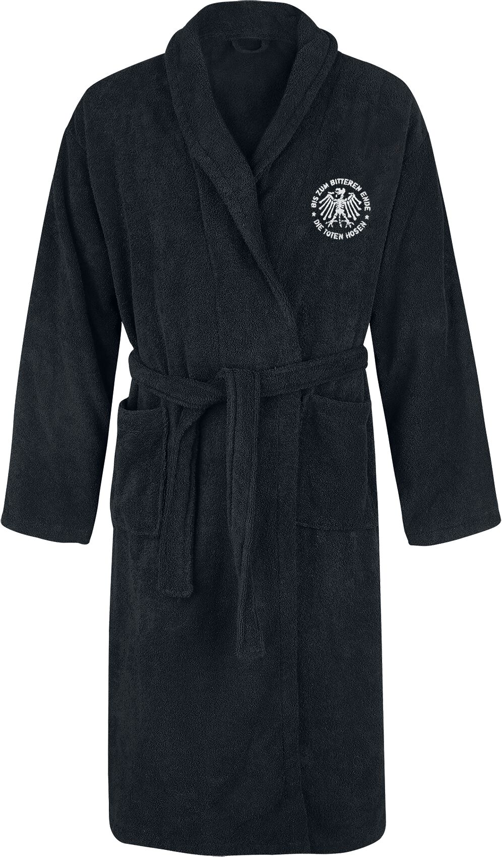 4064854501317 - Adler Bademantel schwarz in L-XL 4064854501317 - Adler Bademantel schwarz in L-XL