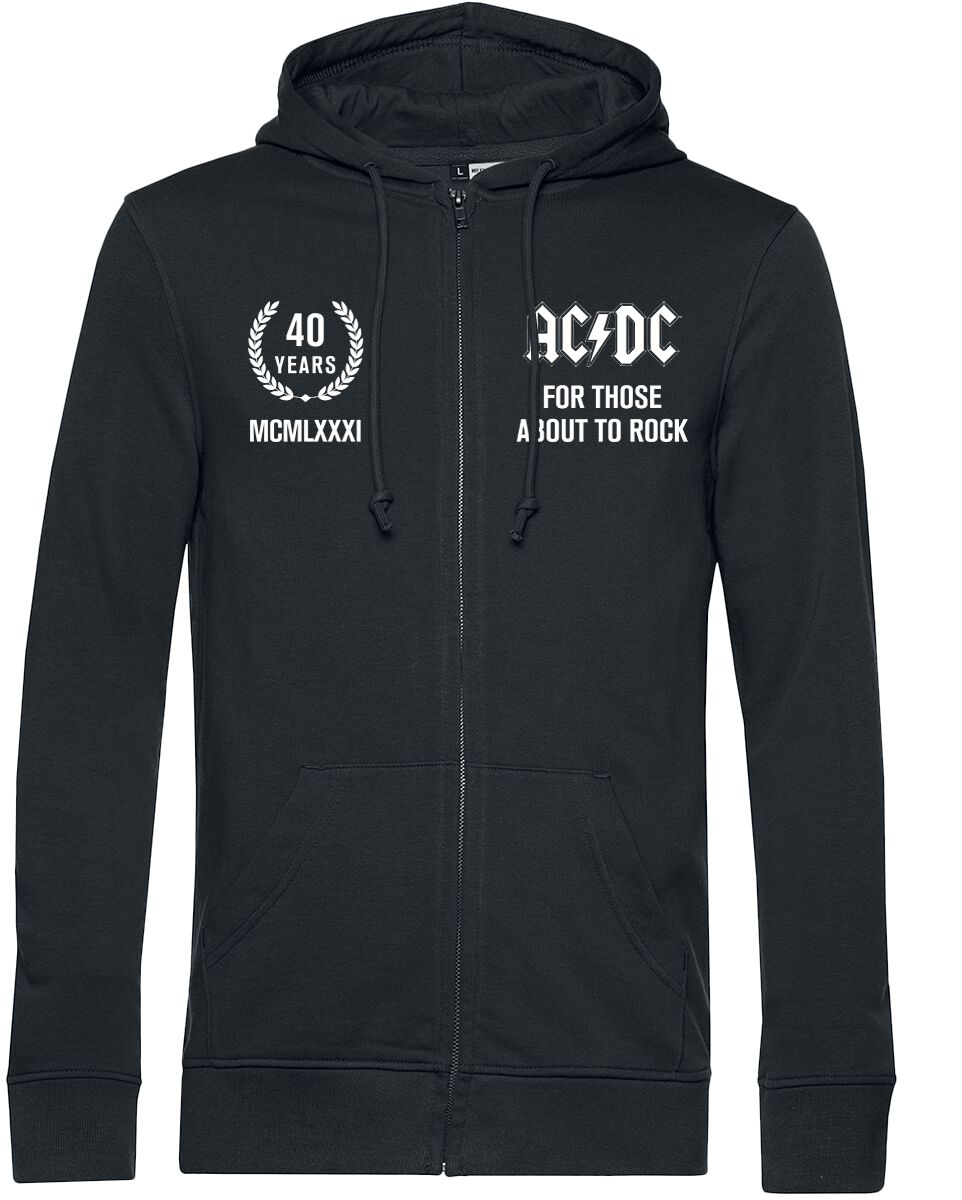 4064854504974 - AC DC For Those About To Rock Kapuzenjacke schwarz in XL