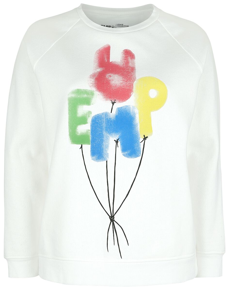4064854566743 - Stage Collection Sweatshirt mit EMP- Logo Sweatshirt altweiß in L 4064854566743 - Stage Collection Sweatshirt mit EMP- Logo Sweatshirt altweiß in L