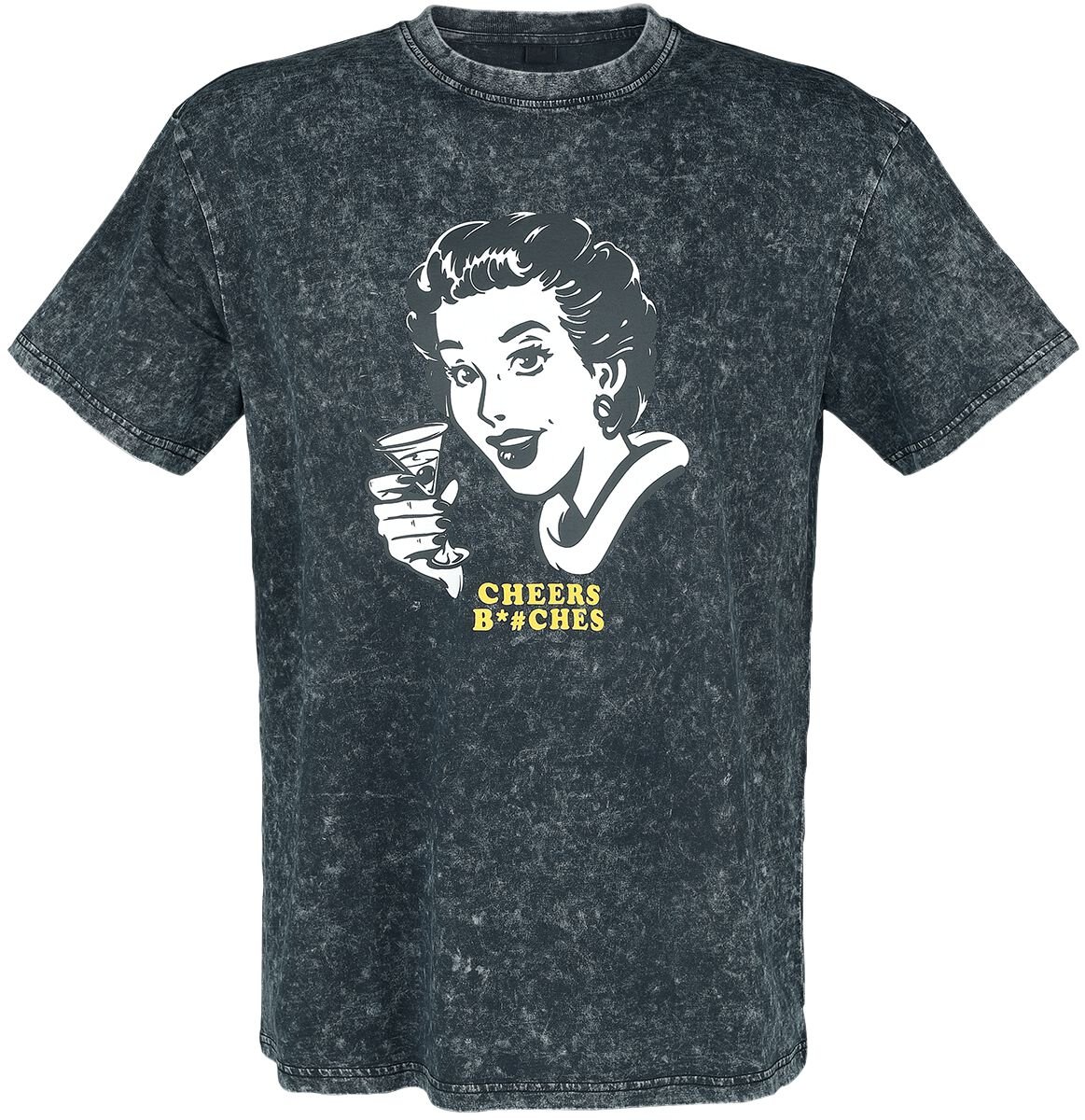4064854574045 - X Urban Classics Washed T-Shirt Unisex T-Shirt grau in XL