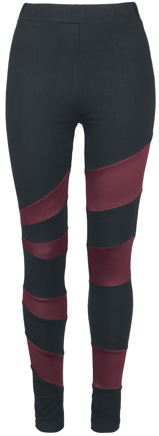 4064854616905 - Built For Comfort Leggings schwarz rot in 4XL