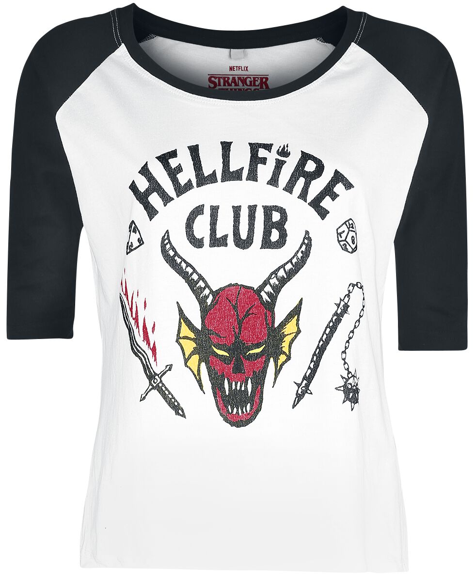 4064854620087 - Hellfire Club Langarmshirt weiß schwarz in 3XL