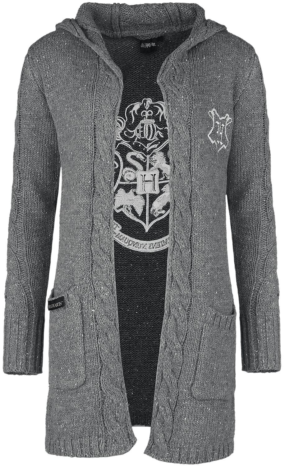 4064854628175 - Hogwarts Cardigan grau in XL