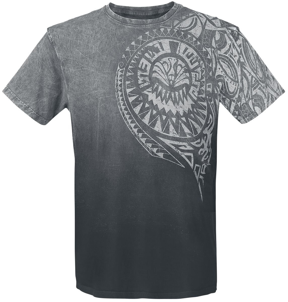 4064854649682 - Burned Tattoo T-Shirt grau in L 4064854649682 - Burned Tattoo T-Shirt grau in L