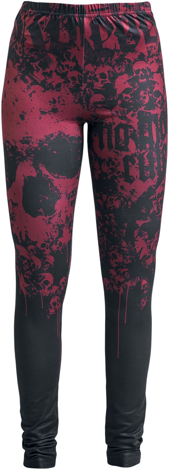 4064854725287 - Leggings mit Alloverprint Leggings schwarz rot in XS