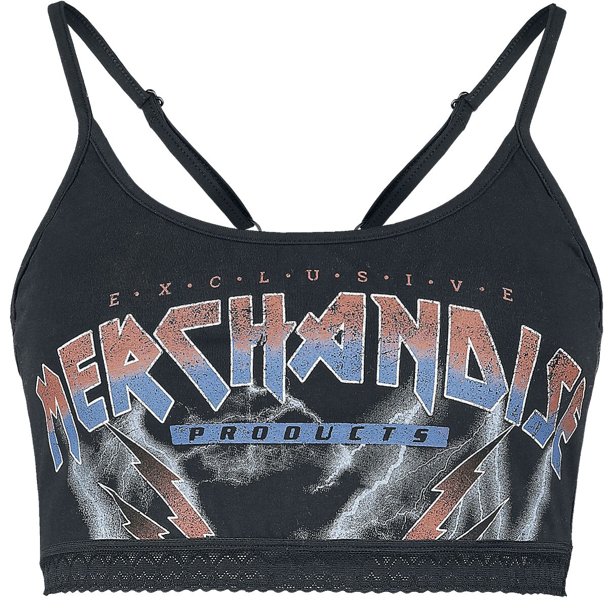 4064854739512 - EMP Merchandise Bralette Bustier schwarz in M