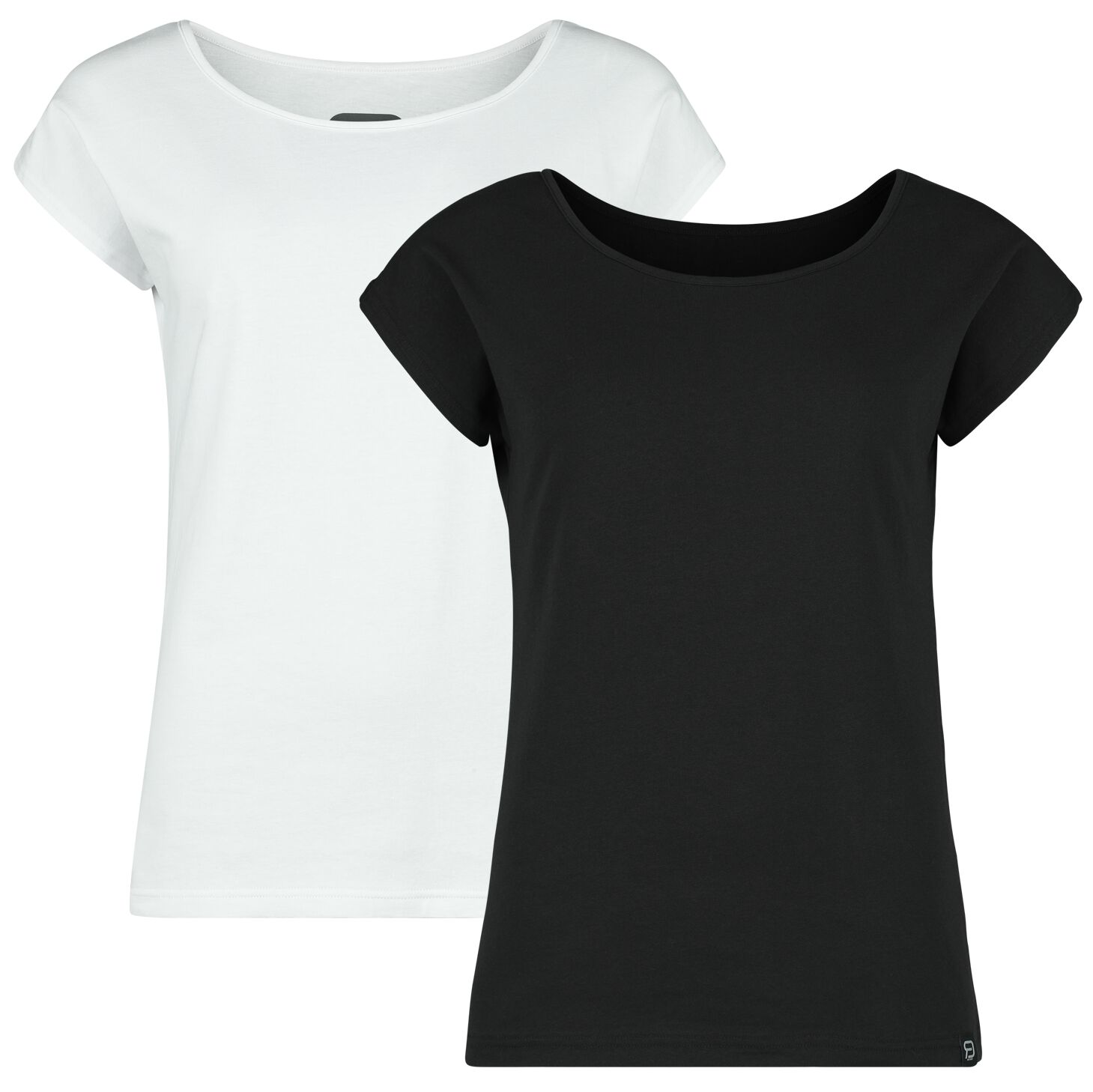 4064854760837 - Double Pack T-Shirts T-Shirt schwarz weiß in S 4064854760837 - Double Pack T-Shirts T-Shirt schwarz weiß in S