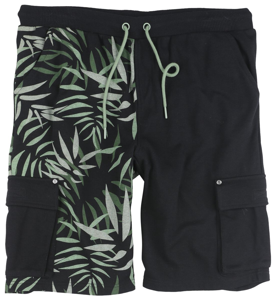 4064854772823 - Sweatshorts with Tropical Print Short schwarz in XXL 4064854772823 - Sweatshorts with Tropical Print Short schwarz in XXL