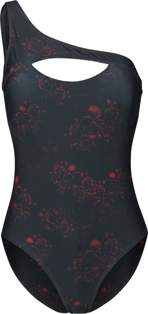 4064854792944 - Asymmetric Swimsuit Badeanzug schwarz in M