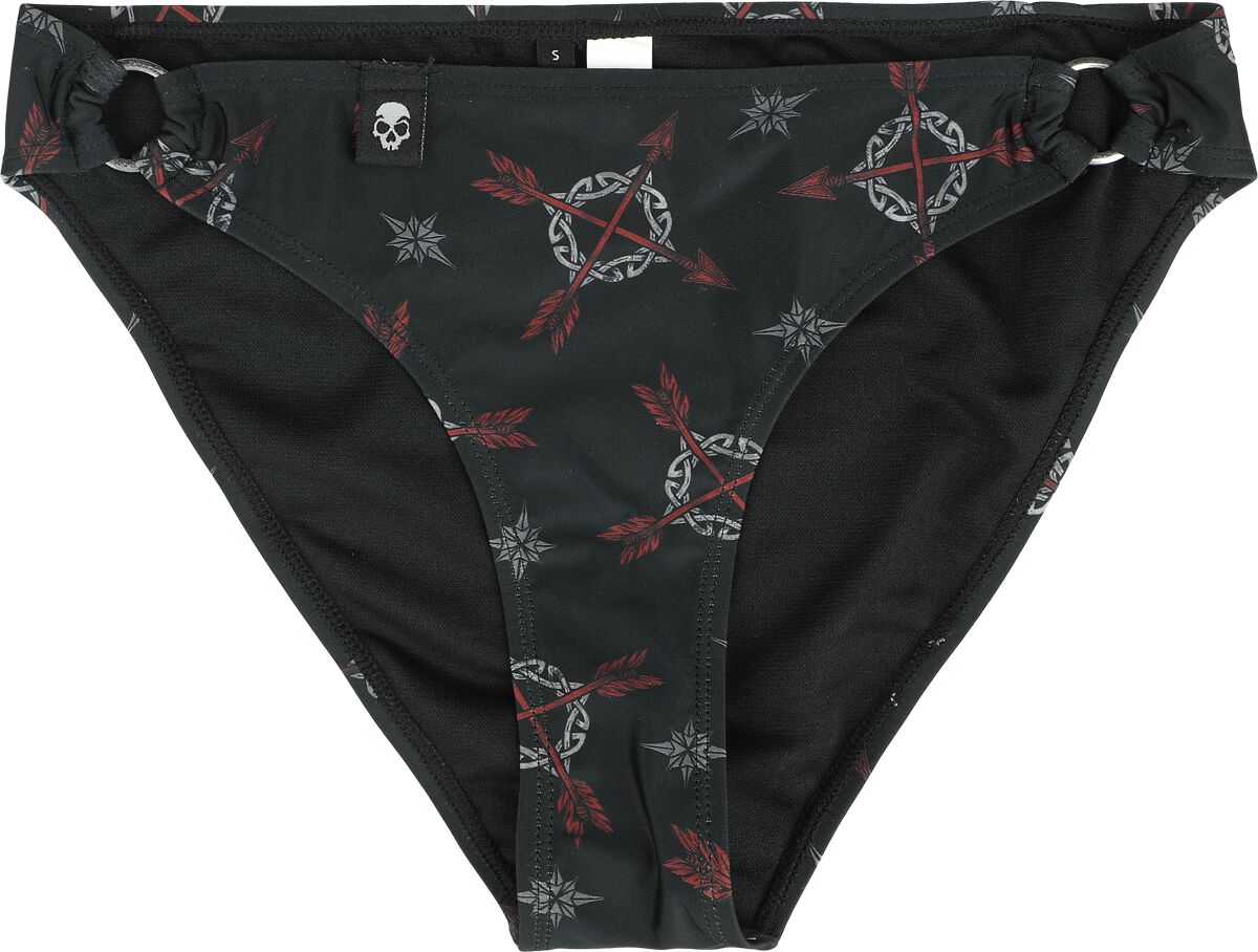 4064854793613 - Bikini Pants With Celtic Prints Bikini-Unterteil schwarz in L