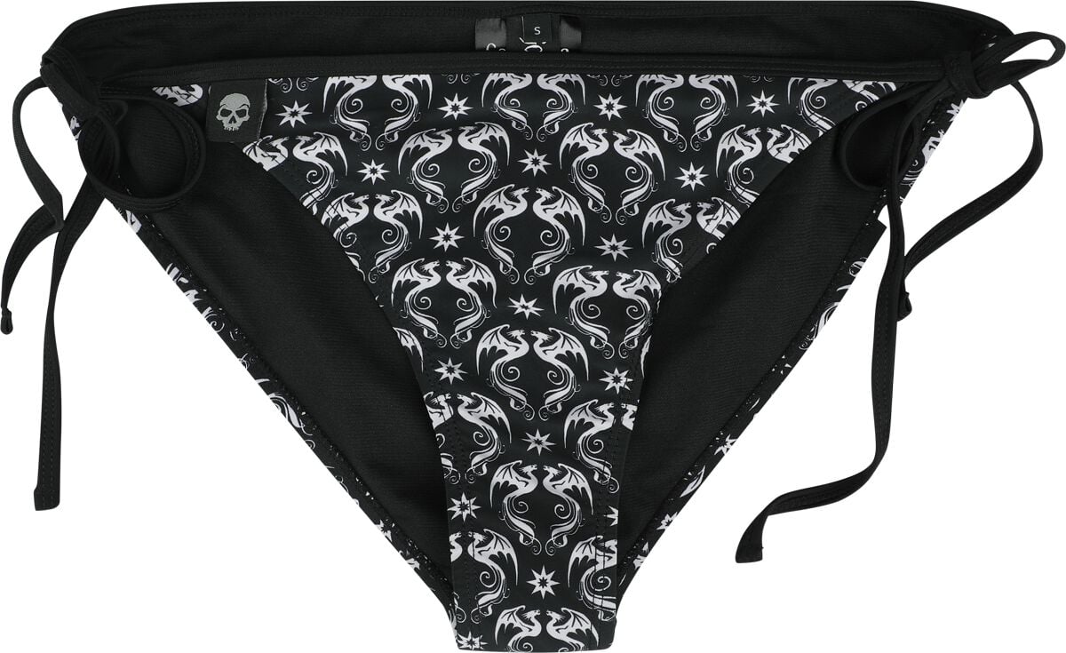 4064854819665 - Gothicana X Anne Stokes - Bikini Brief Bikini-Unterteil schwarz in XL 4064854819665 - Gothicana X Anne Stokes - Bikini Brief Bikini-Unterteil schwarz in XL