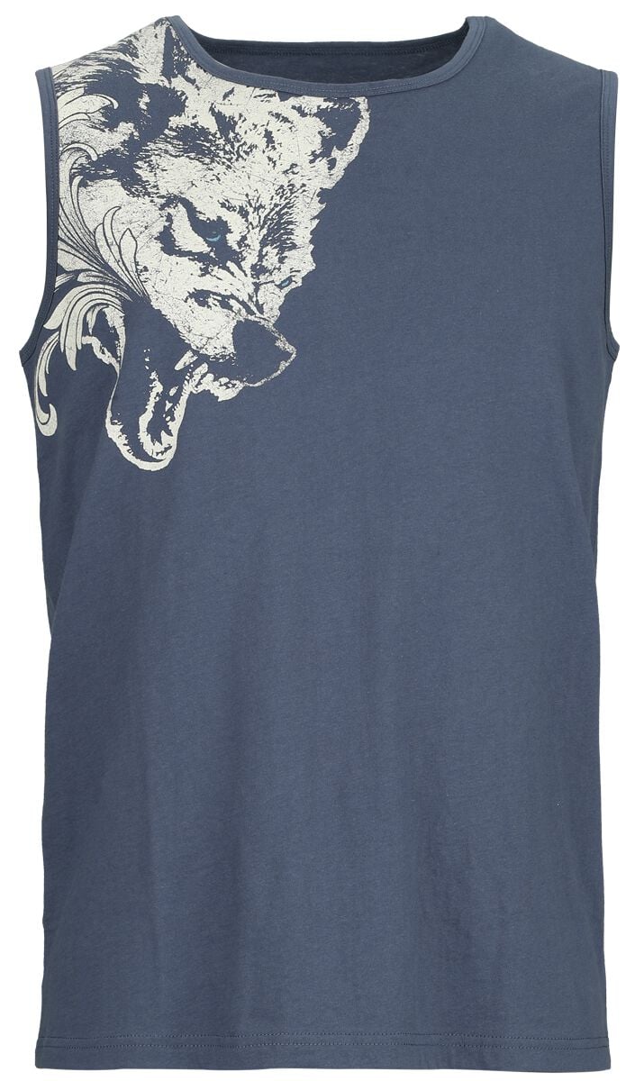 4064854834781 -  Tank-Top blau in L