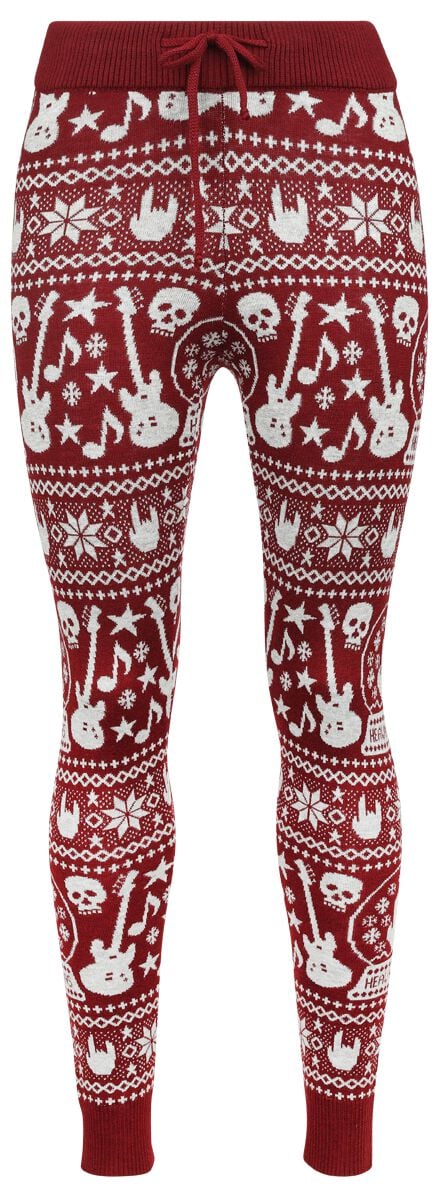 4064854838246 - EMP XMAS Special Collection - Leggings Leggings rot in M