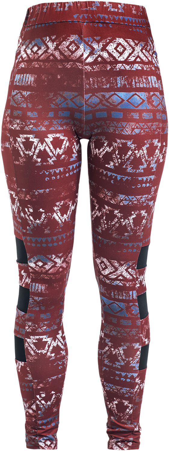 4064854838789 - Leggings With Aztec Print Leggings rot in XXL 4064854838789 - Leggings With Aztec Print Leggings rot in XXL