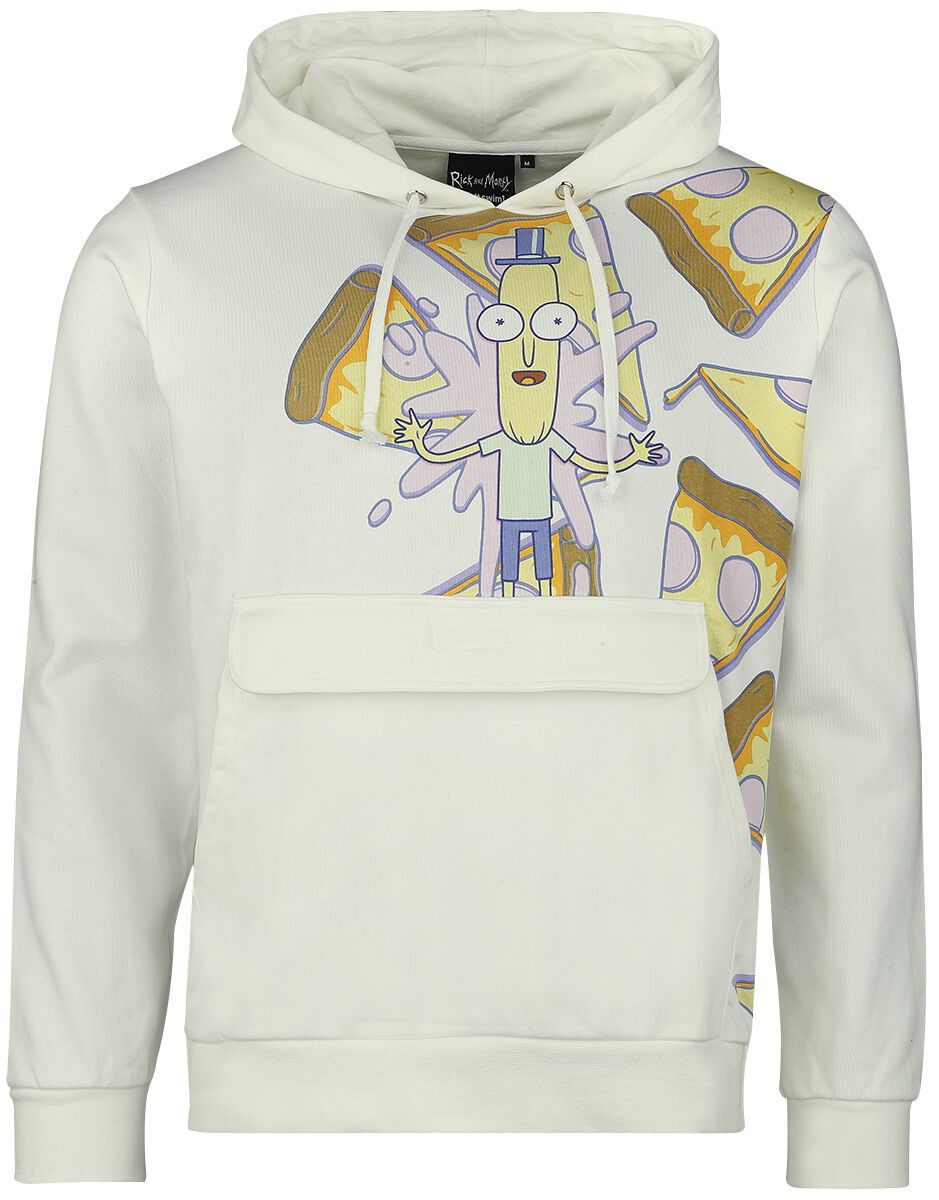 4064854843202 - Pizza Party Kapuzenpullover weiß in XL